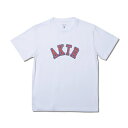 oXPbgTVc EFA AN^[ AKTR COLLEGE LOGO SPORTS TEE WHITE yMEN'Sz