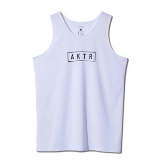 ХåȥΡ꡼֡󥯥ȥå   AKTR BASIC AKTR LOGO TANK WHITE MEN'S