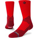 バスケットソックス ウェア クルーソックス STANCE ICON SPORT CREW Red