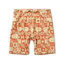 バスケットショーツ バスパン ジュニア レディーズ ウェア アクター AKTR DESERT DAISY BIKER SHORTS ORANGE ウーメンズモデ...