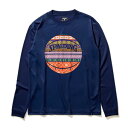 oXPbgO@TVc EFA X|fBO Spalding L/S Tee {w~A{[ Navy Xg[g yMEN'Sz