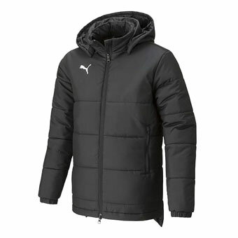 バスケットジャケット ジュニア キッズ ウェア ベンチジャケット 秋冬物 プーマ Puma Kids Bench Coat Black ランニング トレーニング ストリート 【BOY'S】 キッズ アパレル