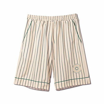 バスケットショーツ バスパン ウェア アクター AKTR RETRO-CHIC PIPING STRIPE SHORTS CREAM 【MEN