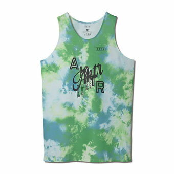 バスケットノースリーブ　タンクトップ ウェア アクター AKTR MIXTURE TIEDYE TANK WHITE 【MEN'S】