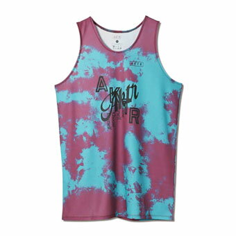バスケットノースリーブ タンクトップ ウェア アクター AKTR MIXTURE TIEDYE TANK PURPLE 【MEN'S】