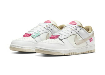 バスケットシューズ バッシュ スニーカー ナイキ Nike Wmns Dunk Low Bling W White/Pink ストリート 【WOMEN'S】