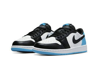 バスケ@TOKYO UltimateCollectionのバスケットシューズ バッシュ スニーカー ジョーダン Jordan Wmns Air Jordan 1 Low Retro OG W White/Black/Powder Blue ストリート 【WOMEN'S】｜アングル2