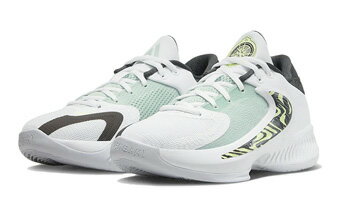 バスケットシューズ バッシュ フリーク ナイキ Nike Zoom Freak 4 GS GS White/ Volt 【GS】キッズ