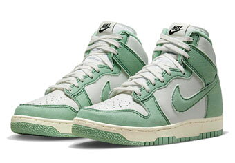 バスケ@TOKYO UltimateCollectionのバスケットシューズ バッシュ スニーカー ダンク デニム ナイキ Nike Wmns Dunk high 1985 W Green Denim ストリート 【WOMEN'S】｜アングル2