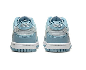 バスケットシューズ バッシュ スニーカー ナイキ Nike Dunk Low Retro GS Clear Blue Swoosh GS Aura/Worn Blue/White ストリート 【GS】キッズ