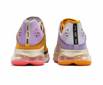 バスケットシューズ バッシュ ナイキ Nike Lebron 19 Low EP LA Yellow/Purple