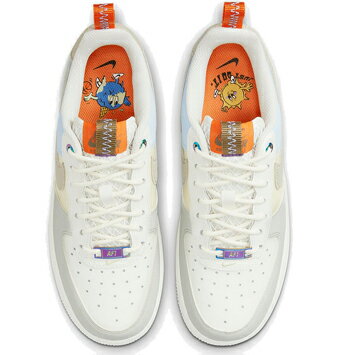 バスケットシューズ バッシュ スニーカー ナイキ Nike WMNS AIR FORCE 1 '07 LX Cartoon W White/Sail/Lime ストリート 【WOMEN'S】