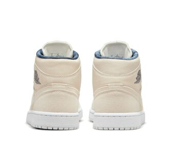 �Х����åȥ��塼�� �Хå��� ���ˡ����� ���硼���� Jordan Wmns Air Jordan 1 Mid SE SANDDRIFT W Sail/Indigo ���ȥ꡼�� ��WOMEN'S��