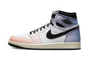 バスケットシューズ バッシュ スニーカー ジョーダン Jordan Air Jordan 1 High Retro OG Craft Orange/Black/True Blue/Sail ストリート