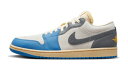 バスケットシューズ バッシュ スニーカー ジョーダン Jordan Air Jordan 1 Low SE Craft UNC White/U. Blue/Gr...
