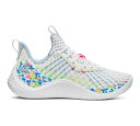 バスケットシューズ バッシュ アンダーアーマー UnderArmour Curry 10 SPLASH PARTY White/Blue/Silver