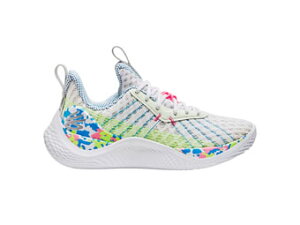 バスケットシューズ バッシュ アンダーアーマー UnderArmour Curry 10 SPLASH PARTY GS GS White/Blue/Silver 【GS】キッズ