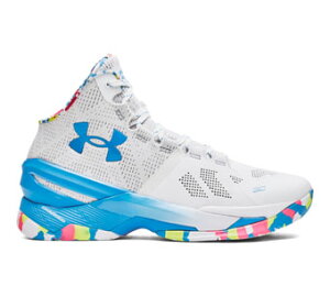 バスケットシューズ バッシュ アンダーアーマー UnderArmour Curry 2 SPLASH PARTY White/Blue/Silver