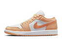 バスケットシューズ バッシュ スニーカー ジョーダン Jordan Wmns Air Jordan 1 Low W Sunset Haze/White ストリー...