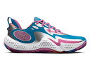 バスケットシューズ バッシュ アンダーアーマー UnderArmour Spawn 5 Blue / Pink Edg
