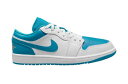 バスケットシューズ バッシュ スニーカー ジョーダン Jordan Air Jordan 1 Low Aquatone Blue/White ストリート