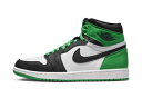 バスケットシューズ バッシュ スニーカー ジョーダン Jordan Air Jordan 1 High Retro OG Black/Lucky Green ス...