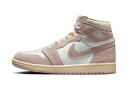 バスケットシューズ バッシュ スニーカー ジョーダン Jordan Wmns Air Jordan 1 High Retro OG W Washed Pink/White ストリート 【WOMEN 039 S】