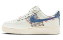 バスケットシューズ バッシュ スニーカー Just Do It ナイキ Nike WMNS AIR FORCE 1 '07 LX W White/Denimu ...
