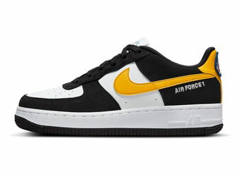 シューズ スニーカー ナイキ Nike Air Force 1 Low LV8 GS Athletic Club GS Black/White/Yellow ストリート 【GS】キッズ