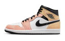 バスケットシューズ バッシュ スニーカー ジョーダン Jordan Air Jordan 1 Mid SE Flight Club White/Pink/Bei...