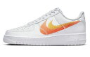 バスケットシューズ バッシュ スニーカー Spray Paint Swoosh ナイキ Nike Air Force 1 Low '07 White/Orang...