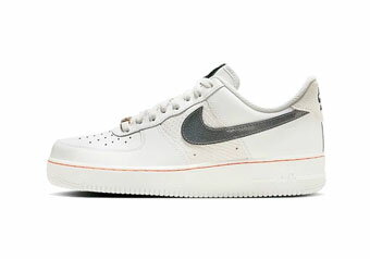 バスケットシューズ バッシュ スニーカー 'X's and O's' snake ナイキ Nike AIR FORCE 1 '07 LV8 Sail/Grey ストリート