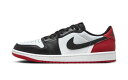 バスケットシューズ バッシュ スニーカー つま黒 ジョーダン Jordan Air Jordan 1 Low Retro OG Black Toe White/...