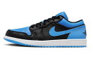 バスケットシューズ バッシュ スニーカー UNC ジョーダン Jordan Air Jordan 1 Low Black/University Blue ストリ...