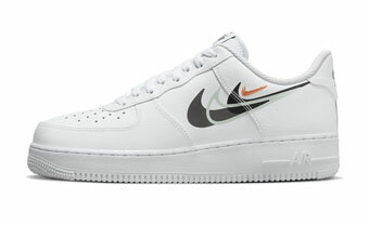 V[Y Xj[J[ iCL Nike Air Force 1 '07 Multi Swoosh White/Black/White Xg[g