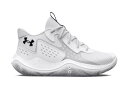 バスケットシューズ バッシュ アンダーアーマー UnderArmour UA GS JET'23 AP GS Wht/Blk 【GS】キッズ