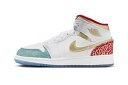 oXPbgV[Y obV Xj[J[ W[_ Jordan Air Jordan 1 Mid SS GS GS White/Metallic Gold-University Red-Blue Xg[g yGSzLbY