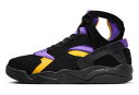 バスケットシューズ バッシュ スニーカー ナイキ Nike Air Flight Huarache Lakers Away Black/Purple ストリート(4)