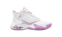 バスケットシューズ バッシュ スニーカー ジョーダン Jordan Jordan Max Aura 4 GS White/Purple ストリート 【GS】キッ...