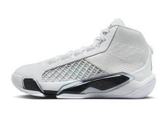 バスケットシューズ バッシュ ジョーダン Jordan Air Jordan 38 FIBA GS GS White/Metallic Gold 【GS】キッズ