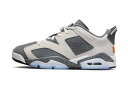 バスケットシューズ バッシュ スニーカー パリ・サンジェルマン ジョーダン Jordan Air Jordan 6 Retro Low PSG Light Bone/Orange/Iron Grey ストリート