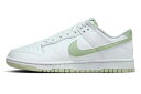 バスケットシューズ バッシュ スニーカー ナイキ Nike Dunk Low Retro White/Honeydew ストリート
