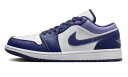 バスケットシューズ バッシュ スニーカー ジョーダン Jordan Air Jordan 1 Low Purple/White ストリート