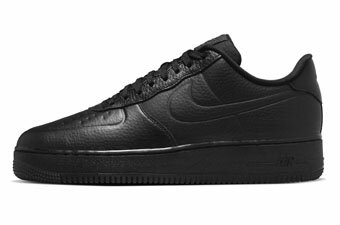 バスケットシューズ バッシュ スニーカー 防水仕様 ナイキ Nike AIR FORCE 1 '07 PRO-TECH WP Triple Black ストリート 1