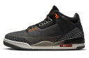 バスケットシューズ バッシュ スニーカー ジョーダン Jordan Air Jordan 3 Retro Fear Gray/Orange/Black ストリート
