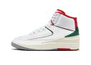バスケットシューズ バッシュ スニーカー ジョーダン Jordan Air Jordan 2 Retro GS Origins GS White/Fire Red/Green/Sail ストリート 【GS】キッズ