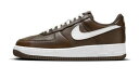 バスケットシューズ バッシュ スニーカー ナイキ Nike AIR FORCE 1 LOW RETRO Qs Chocolate Brown/White ストリ...