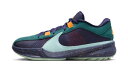 バスケットシューズ バッシュ フリーク ナイキ Nike Zoom Freak 5 Jade Ice Navy/Teal/Purple/Orange