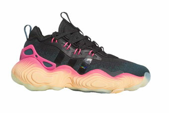 バスケットシューズ バッシュ アデイダス Adidas Trae Young 3　GS GS Navy/Pink/Orange 【GS】キッズ