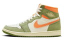 バスケットシューズ バッシュ スニーカー ジョーダン Jordan Air Jordan 1 High Retro OG Craft Celadon/Oliv...